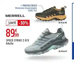Intersport MERRELL Speed strike 2 gtx adulte offre