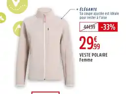 Intersport Veste polaire femme offre