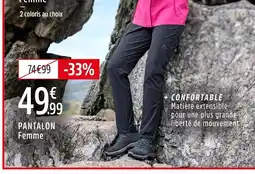 Intersport Pantalon femme offre