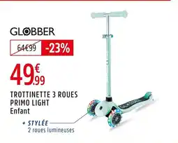 Intersport GLOBBER Trottinette 3 roues primo light enfant offre