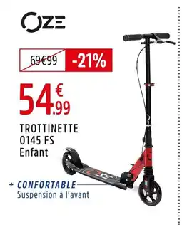 Intersport OZE Trottinette 0145 fs enfant offre