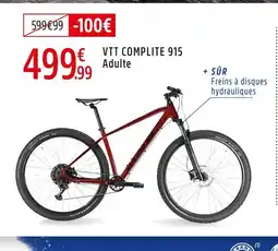 Intersport Vtt complite 915 adulte offre