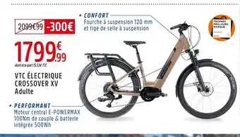 Intersport Vtc électrique crossover xv adulte offre