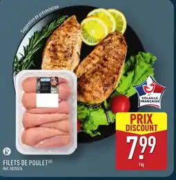 ALDI Filets de poulet offre