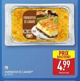 ALDI Parmentier de canard offre