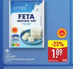 ALDI LYTTOS Féta aop offre