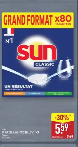 ALDI SUN Tablette lave-vaisselle offre