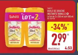 ALDI TAHITI Huile de douche instants vanille offre