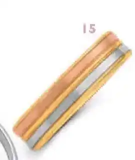 Le manège à bijoux Alliance, taille 62, 3 ors 5,83 g, offre