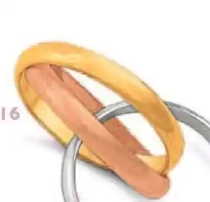 Le manège à bijoux Alliance, taille 54, 3 ors 7,94 g, offre