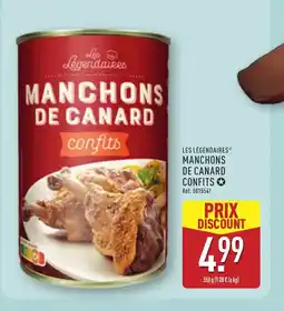 ALDI LES LÉGENDAIRES Manchons de canard confits offre