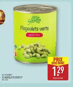 ALDI ALL SEASONS Flageolets verts offre