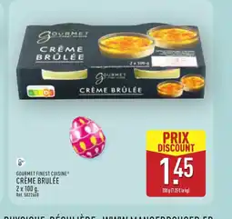 ALDI GOURMET FINEST CUISINE Crème brûlée offre