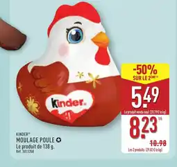 ALDI KINDER Moulage poule offre