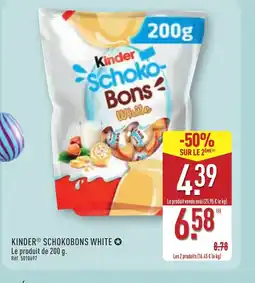 ALDI KINDER SCHOKOBONS White offre