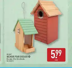 ALDI BELAVI Nichoir pour oiseaux offre