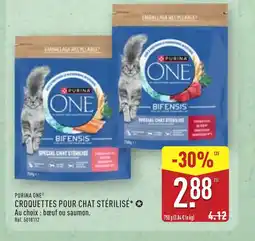 ALDI PURINA ONE Croquettes pour chat stérilisé offre