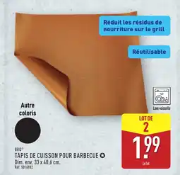 ALDI BBQ Tapis de cuisson pour barbecue offre