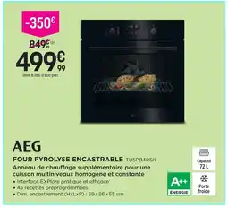 Pulsat Aeg four pyrolyse encastrable offre