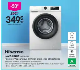 Pulsat Hisense lave-linge offre