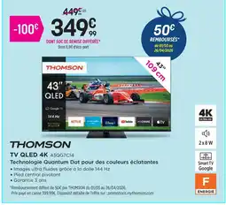Pulsat Thomson tv qled 4k offre