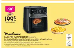 Pulsat Moulinex easy fry multifonction offre