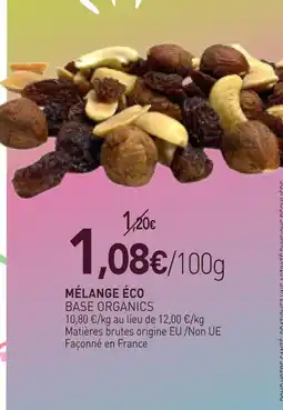naturéO Base organics mélange éco offre