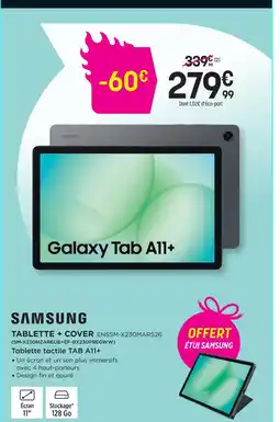 Pulsat Samsung tablette tactile tab a11+ offre