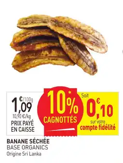naturéO Base organics banane séchée offre