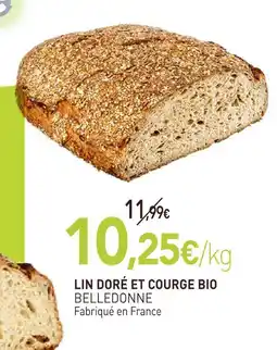 naturéO Belledonne lin doré et courge bio offre