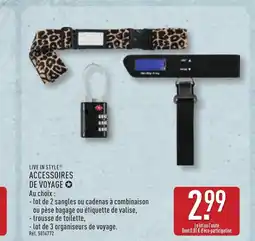ALDI LIVE IN STYLE Accessoires de voyage offre