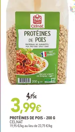 naturéO Celnat protéines de pois offre