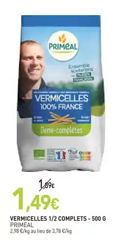 naturéO Primeal vermicelles 1/2 complets offre