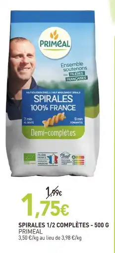 naturéO Primeal spirales 1/2 complètes - 500 g offre