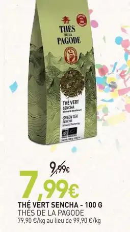 naturéO Thés de la pagode thé vert sencha offre