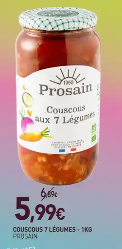 naturéO Prosain couscous 7 légumes - 1kg offre