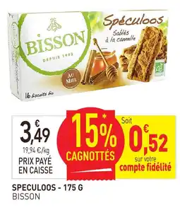 naturéO Bisson speculoos - 175 g offre