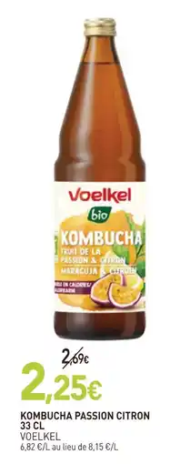 naturéO Voelkel kombucha passion citron offre