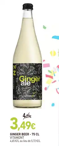 naturéO Vitamont ginger beer offre