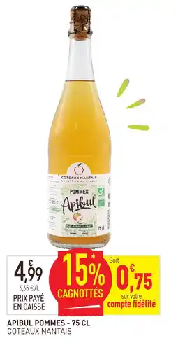 naturéO Coteaux nantais apibul pommes offre