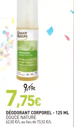naturéO Douce nature déodorant corporel offre