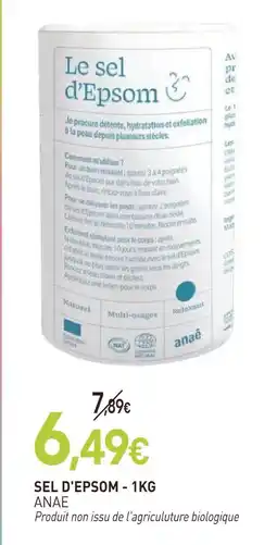 naturéO Anae sel d'epsom - 1kg offre