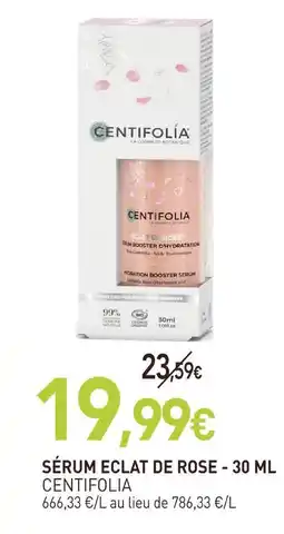 naturéO Centifolia sérum eclat de rose offre