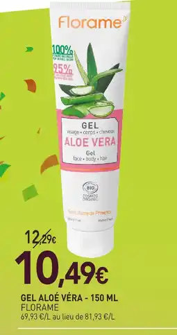 naturéO Florame gel aloé véra offre