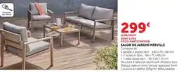 Hyper U Salon de jardin merville offre
