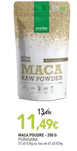 naturéO Purasana maca poudre offre