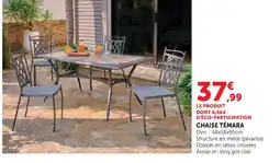 Hyper U Chaise témara offre