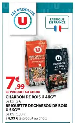 Hyper U U charbon de bois offre
