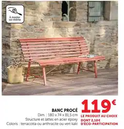 Hyper U Banc procé offre