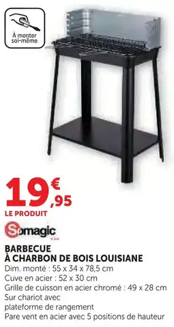 Hyper U Somagic barbecue à charbon de bois louisiane offre